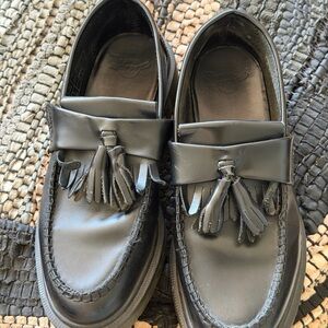 Dr. Martens Black Tassel Loafers
